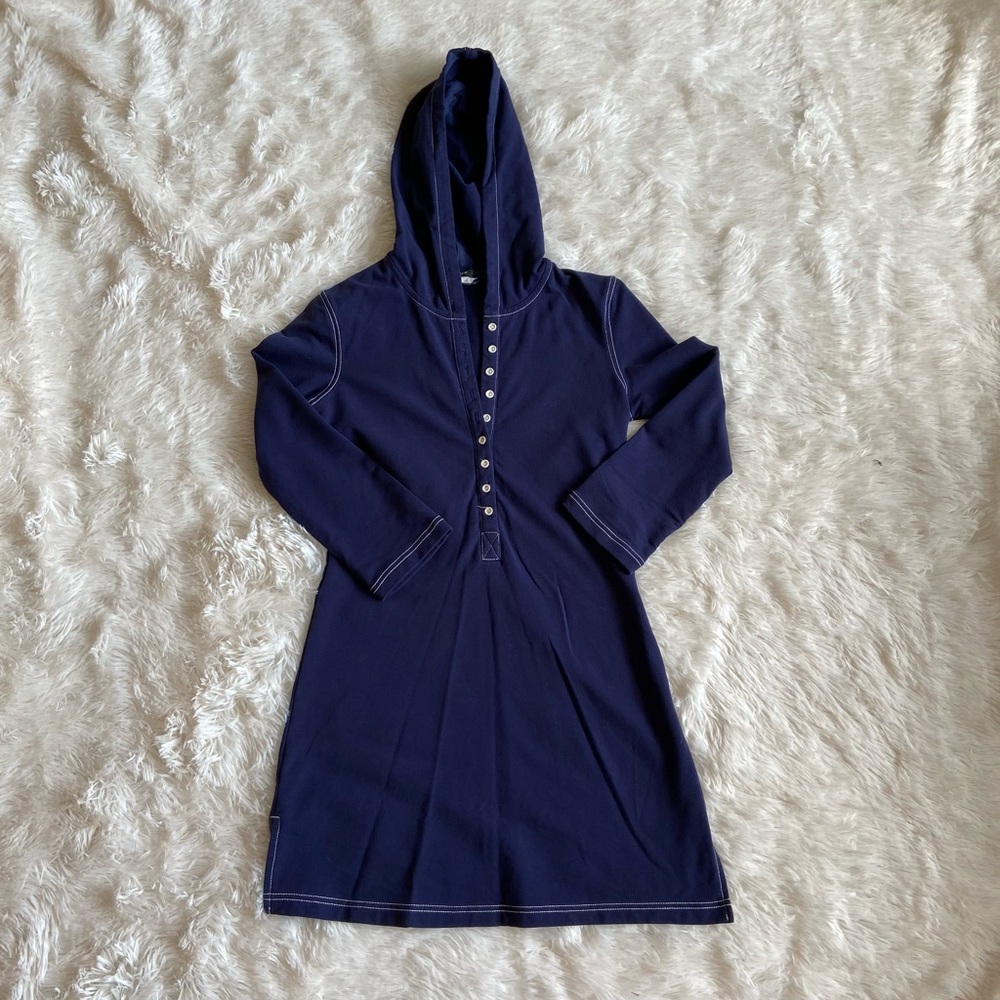 J. Crew Hoodie 3/4 long sleeve dress